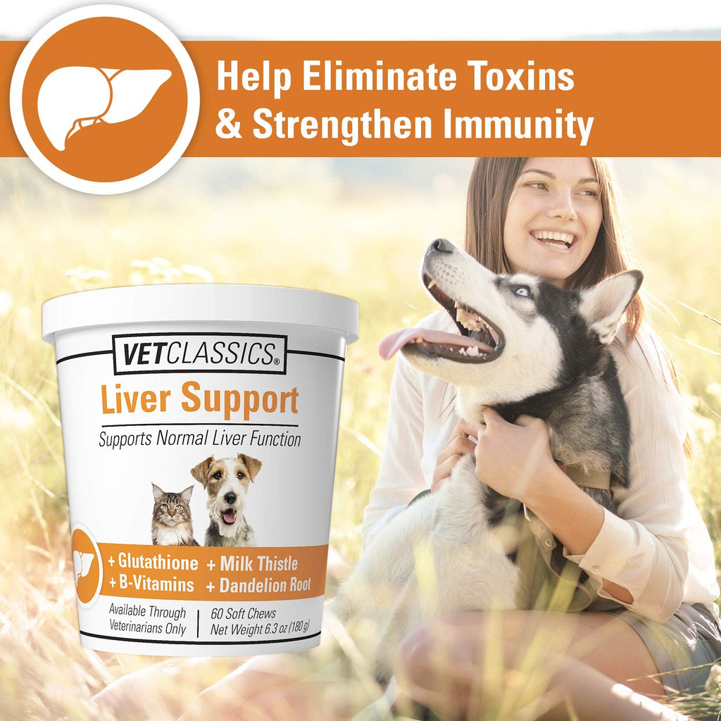 Liver Support Pet Health Supplement 60 Ct F282459
