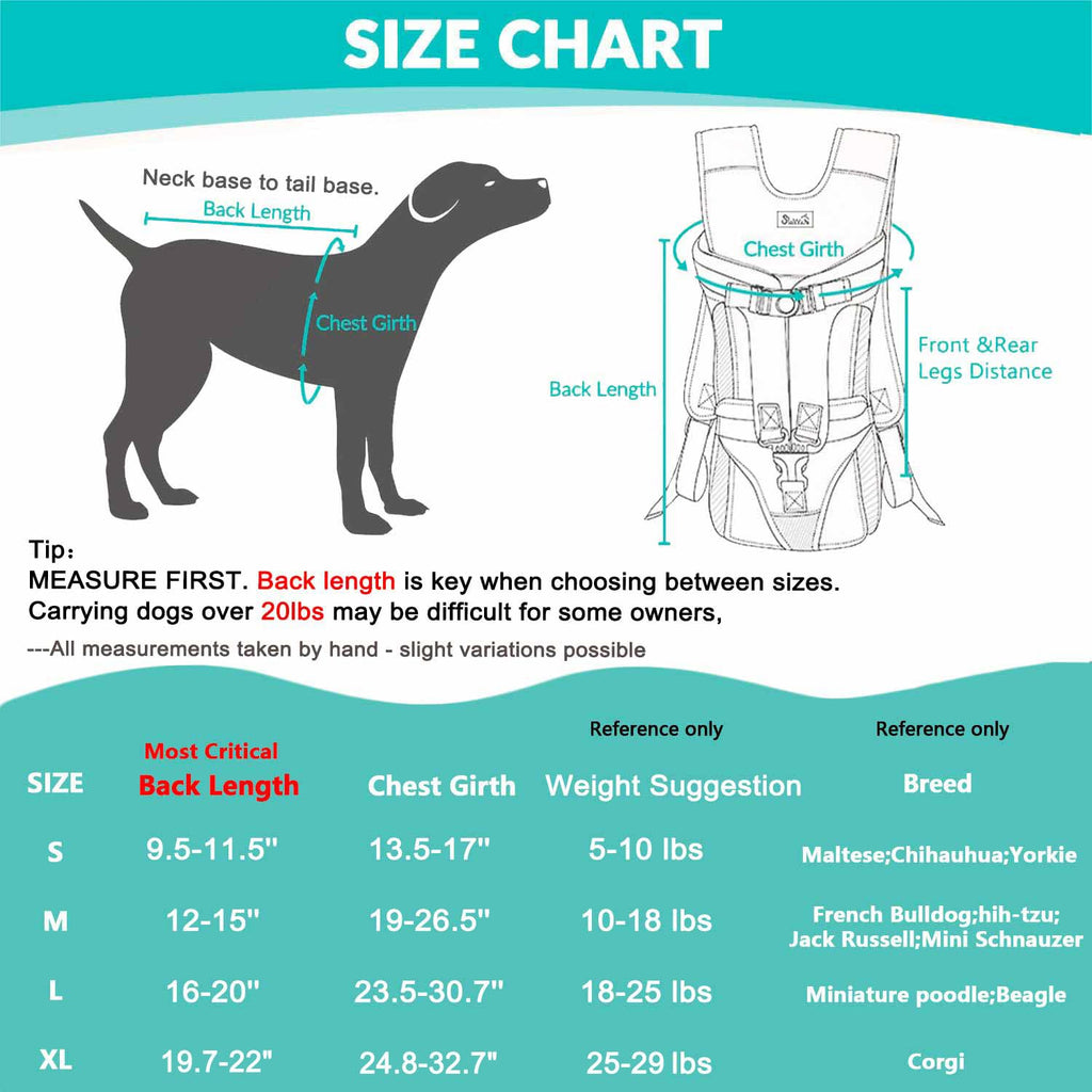 Adjustable Dog Backpack Carrier N3094