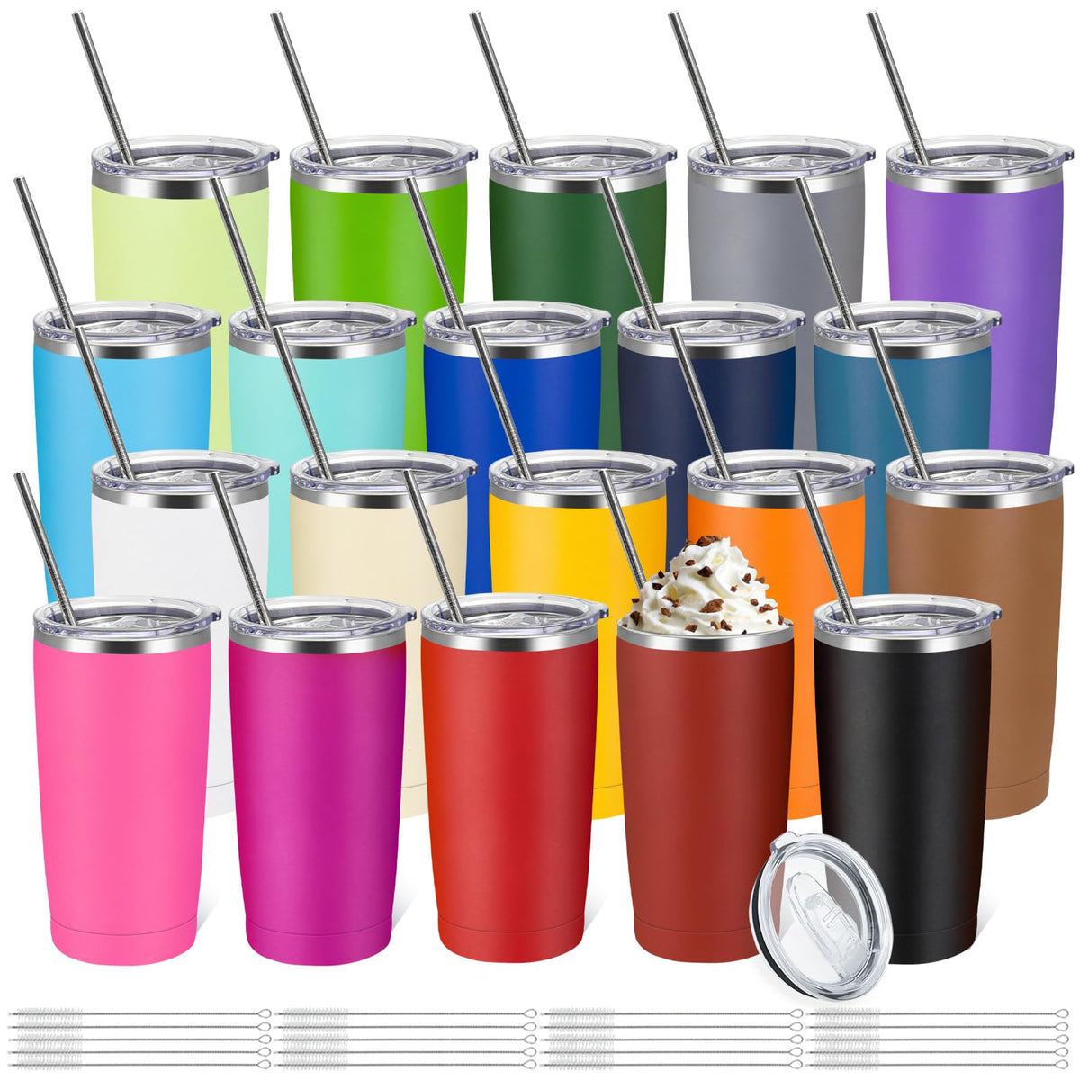 20 Pack Stainless Steel Vacuum Insulated Tumbler 20oz K768