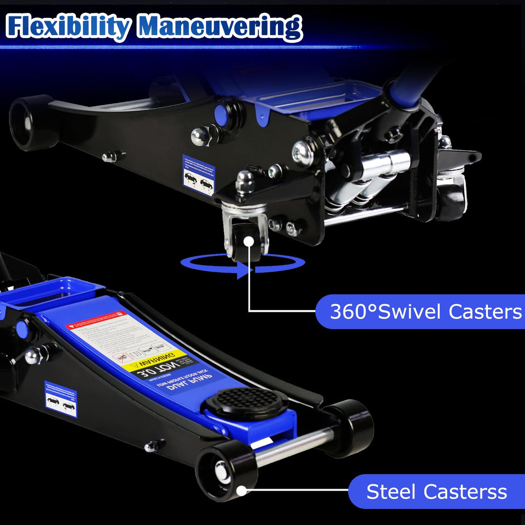 3 Ton Low Profile Hydraulic Steel Floor Jack Z583342