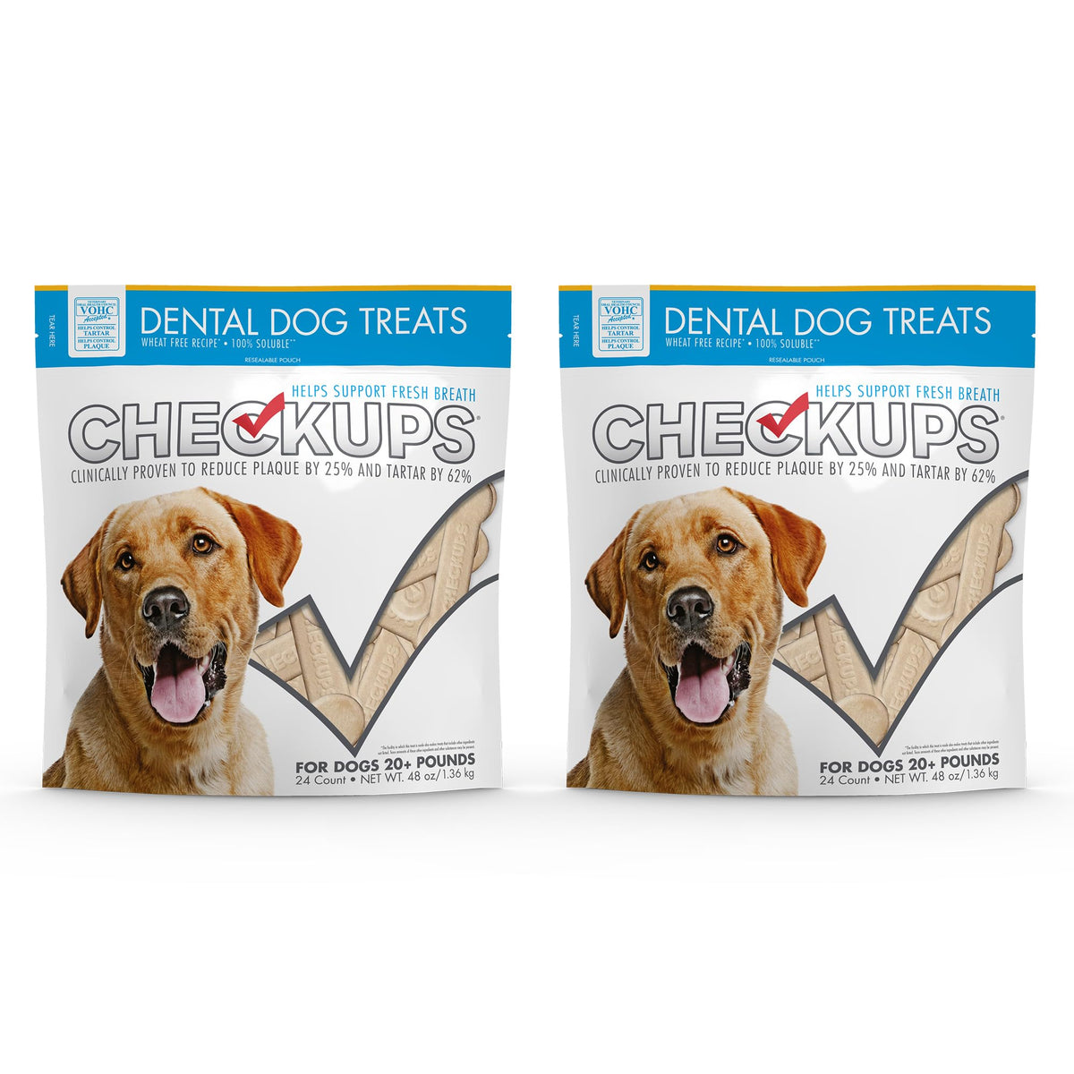 24 Treats 48 oz Dog Dental Chews Y1782