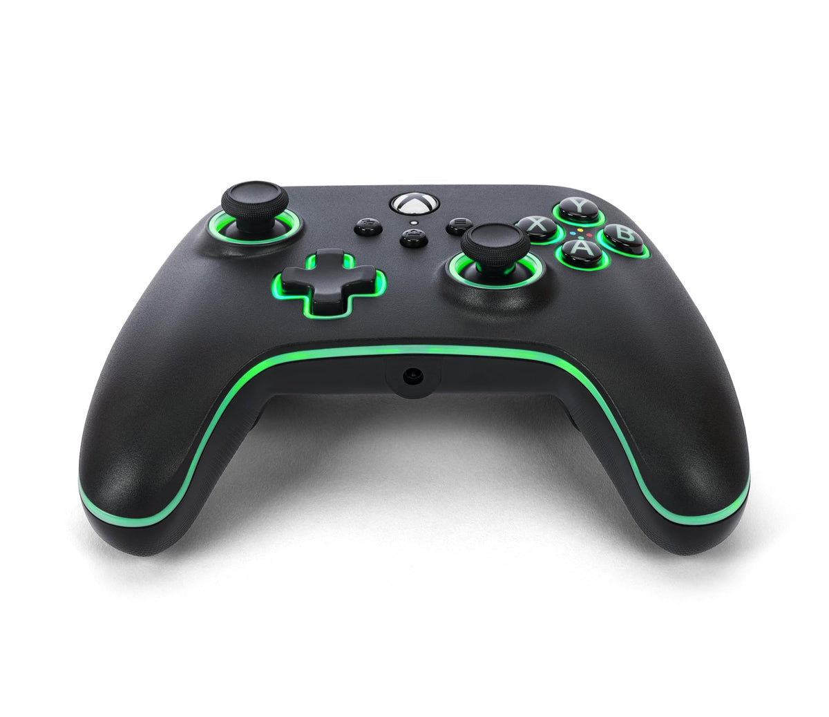 Black Wired Video Game Controller A4195