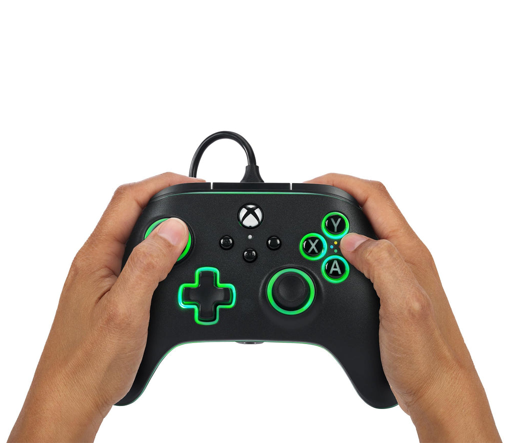 Black Wired Video Game Controller A4195