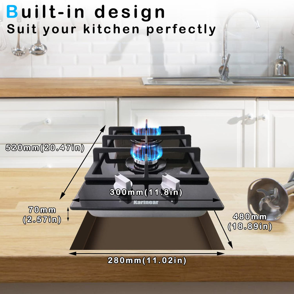 2 Burner Propane Gas Cooktop J358074