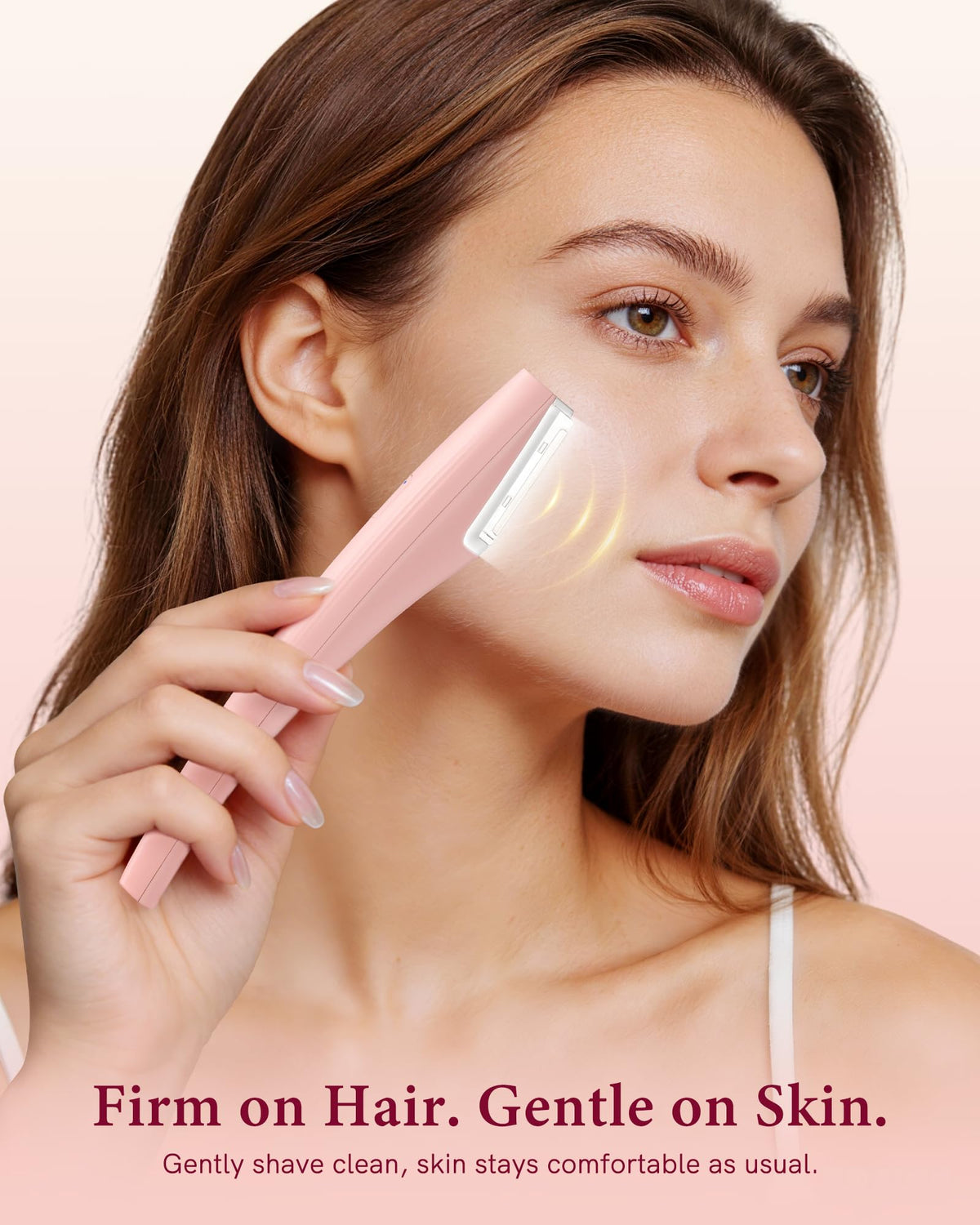 Electric Facial Razor with LED Light and 4 Replaceable Blades K1083