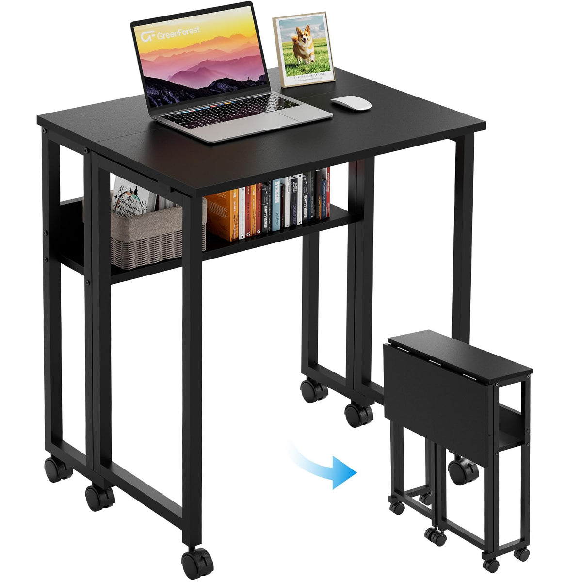 Folding Desk with Wheels C8567