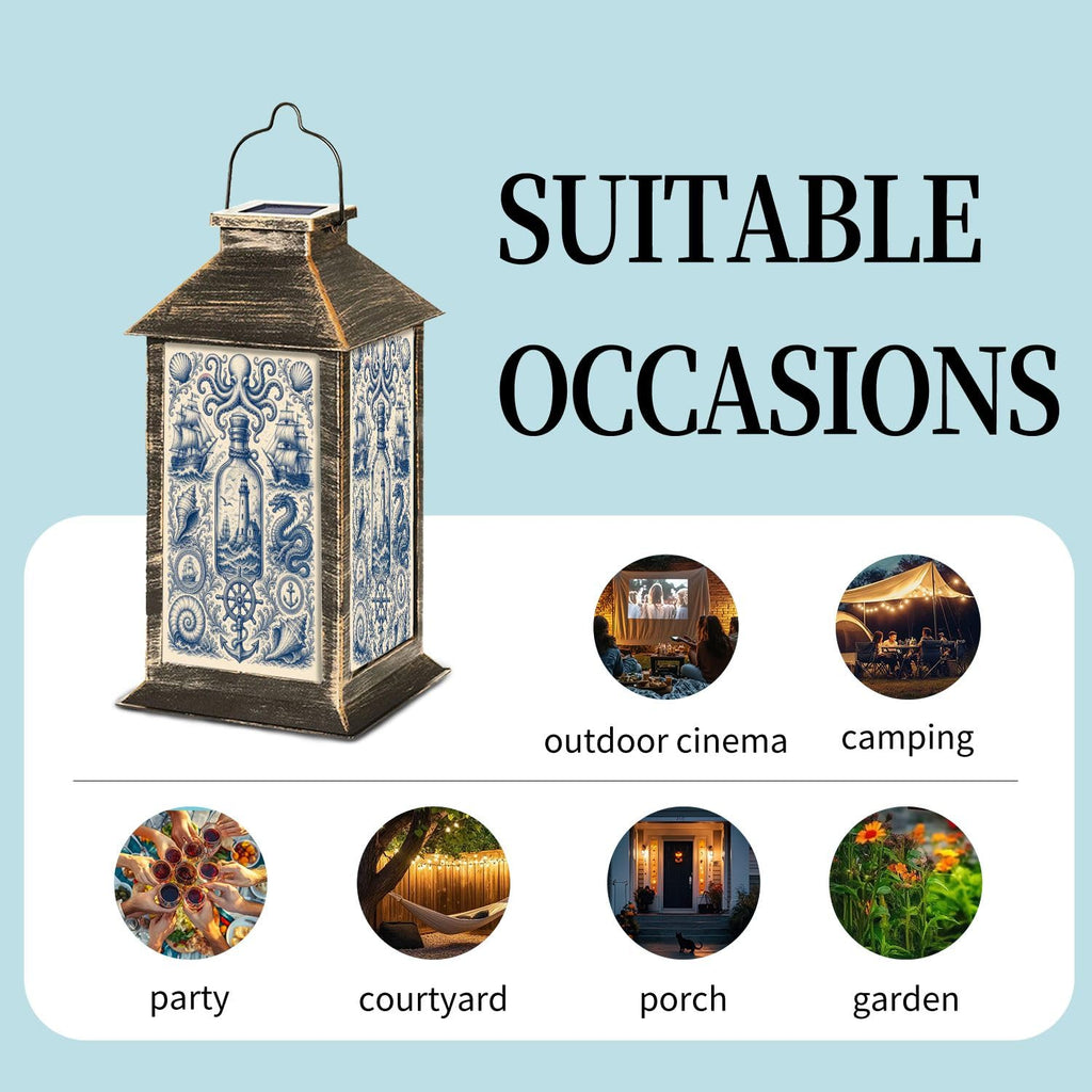Waterproof LED Solar Hanging Lantern P193