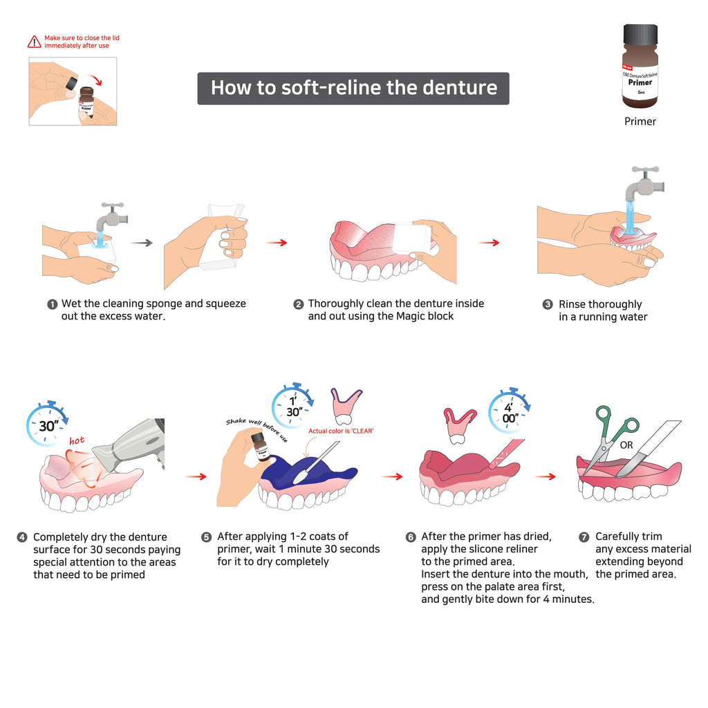 Denture Soft Reline Silicone Primer X982420