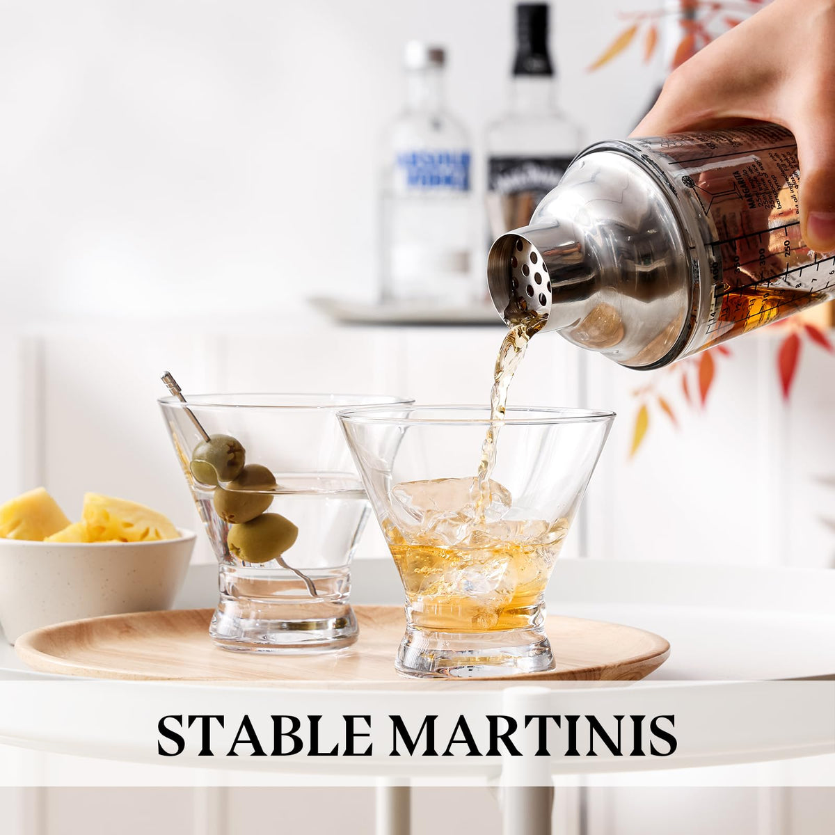 Stemless Cocktail Glasses Set of 4 S8136