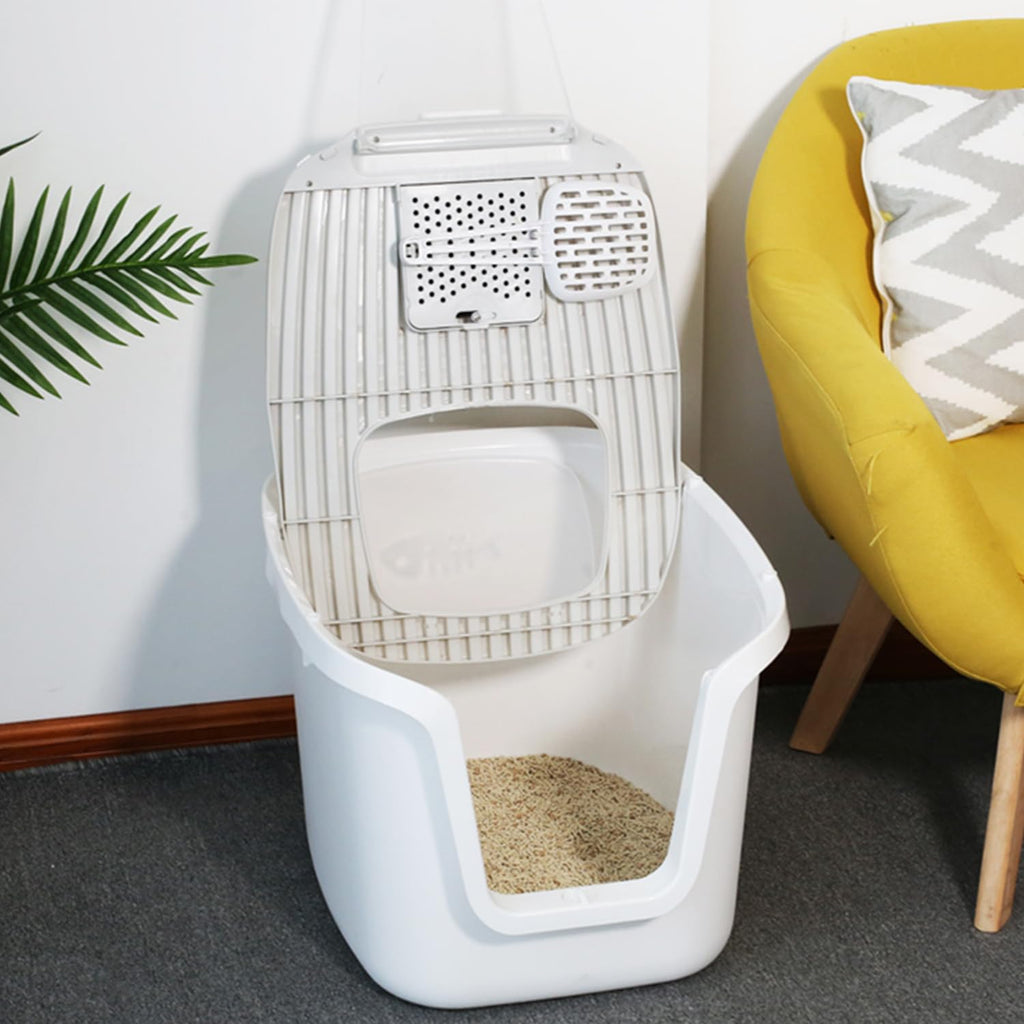 Molded Cat Litter Box with Scoop Y479