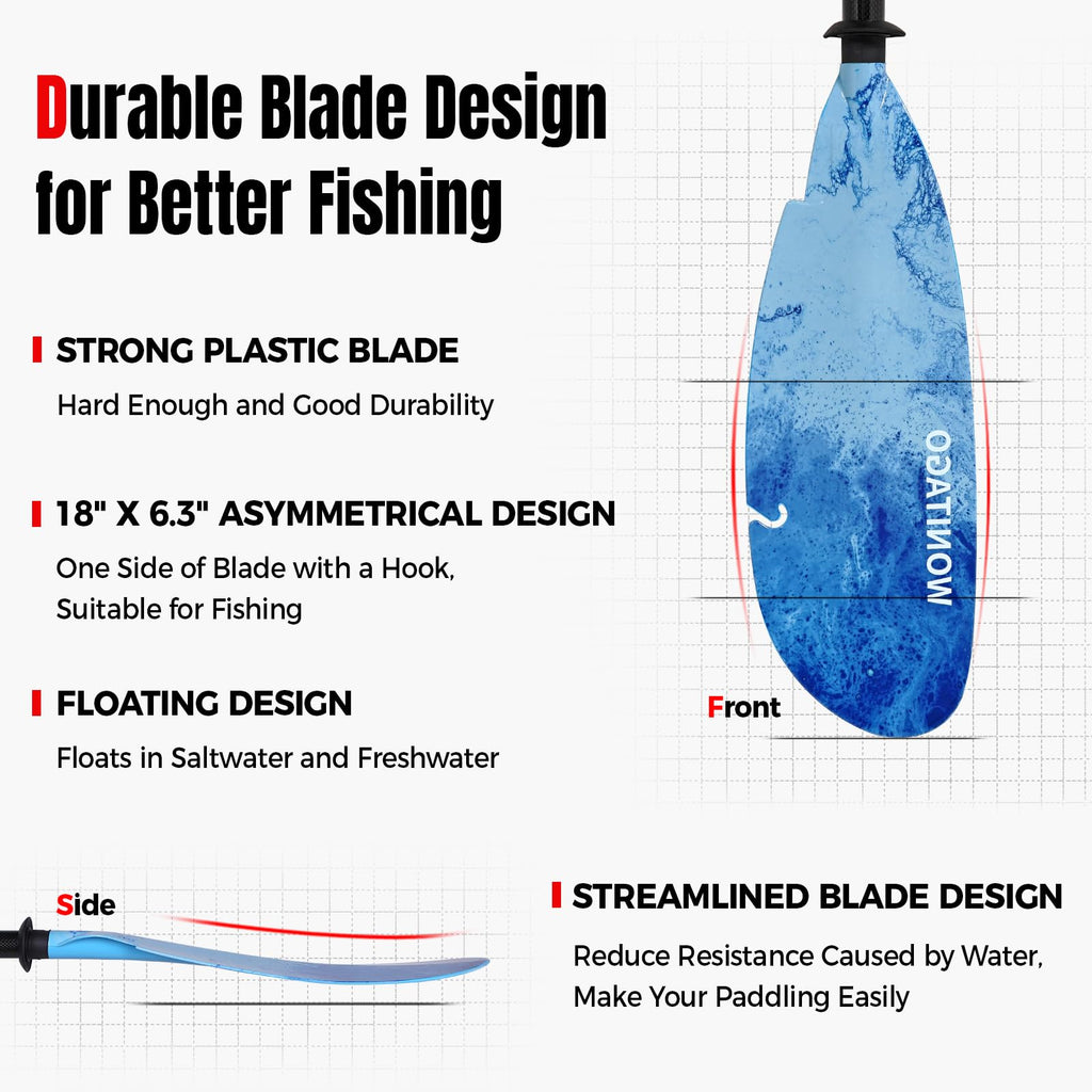 Adjustable Carbon Fiber Kayak Paddle B530
