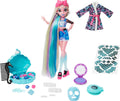 Monster High Doll with Hairstyling Clips, Hair Chalk & Tattoos L203
