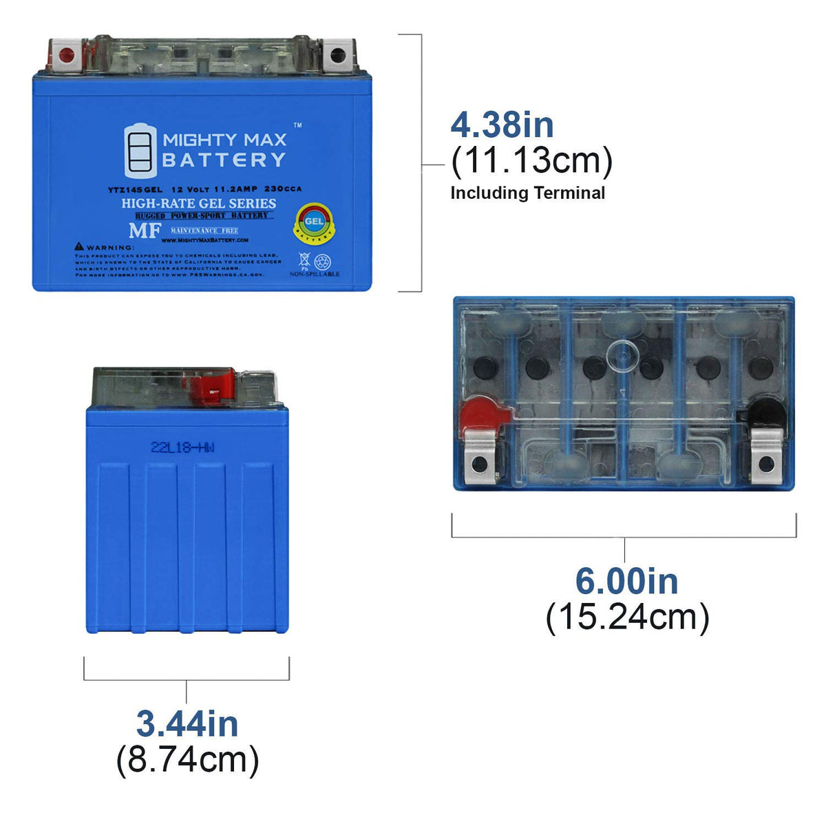12V 11.2Ah GEL Battery R32089