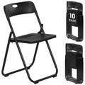 Black Plastic Folding Chairs E218451