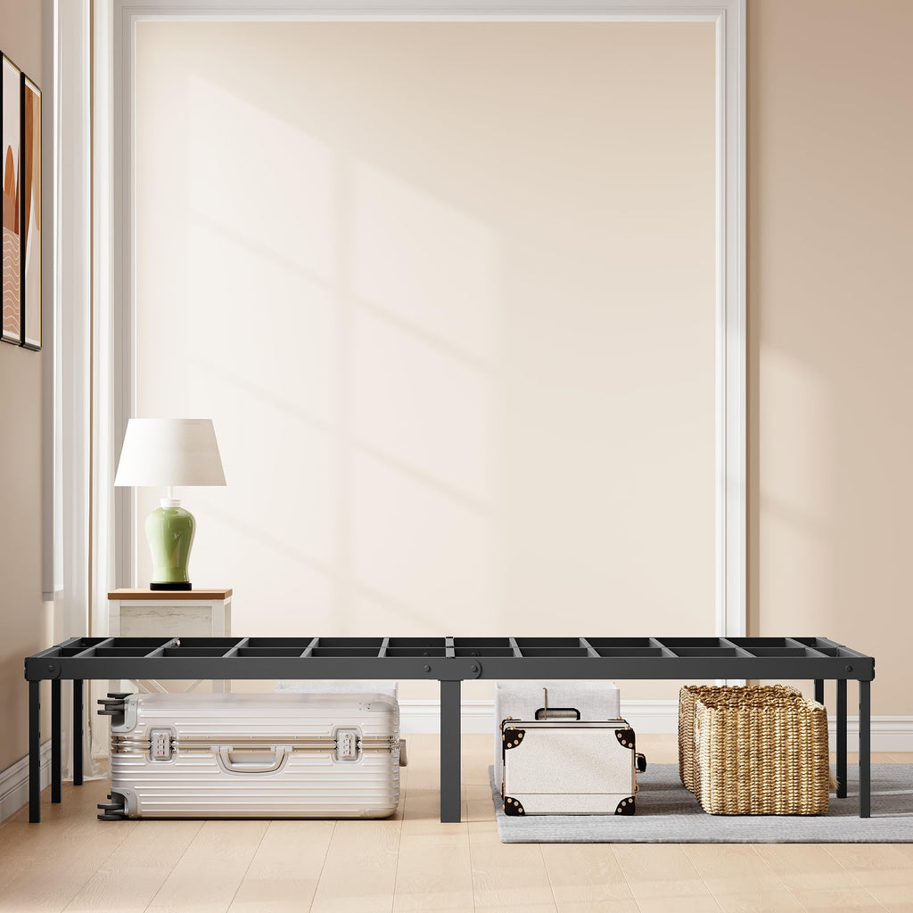 Queen Size 18" Black Metal Frame S7433