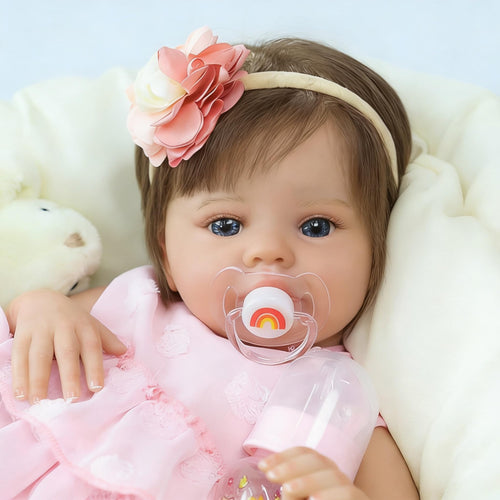 20 Inch Lifelike Reborn Baby Doll Girl with Soft Weighted Body P532
