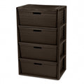 4 Drawer Tower with Removable Bins E580