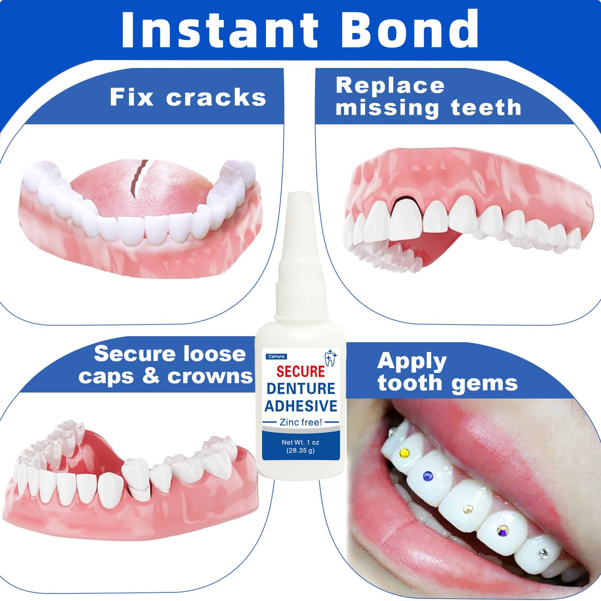 1 oz Clear Dental Bonding Glue N206