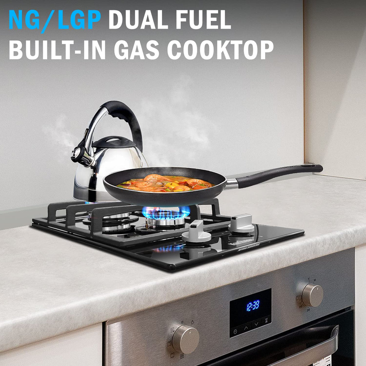 2 Burner Propane Gas Cooktop J358074
