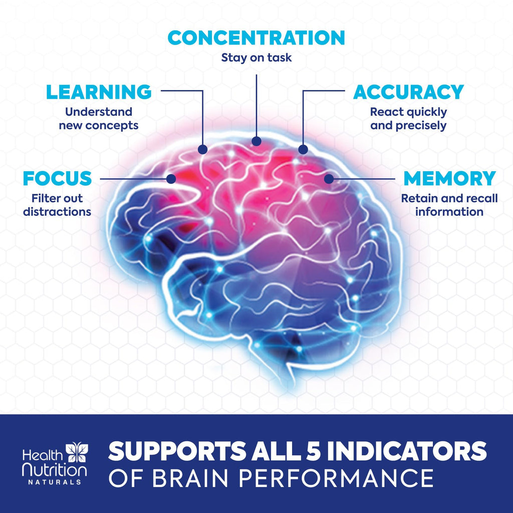 Brain Memory Supplement 120 Capsules V54470