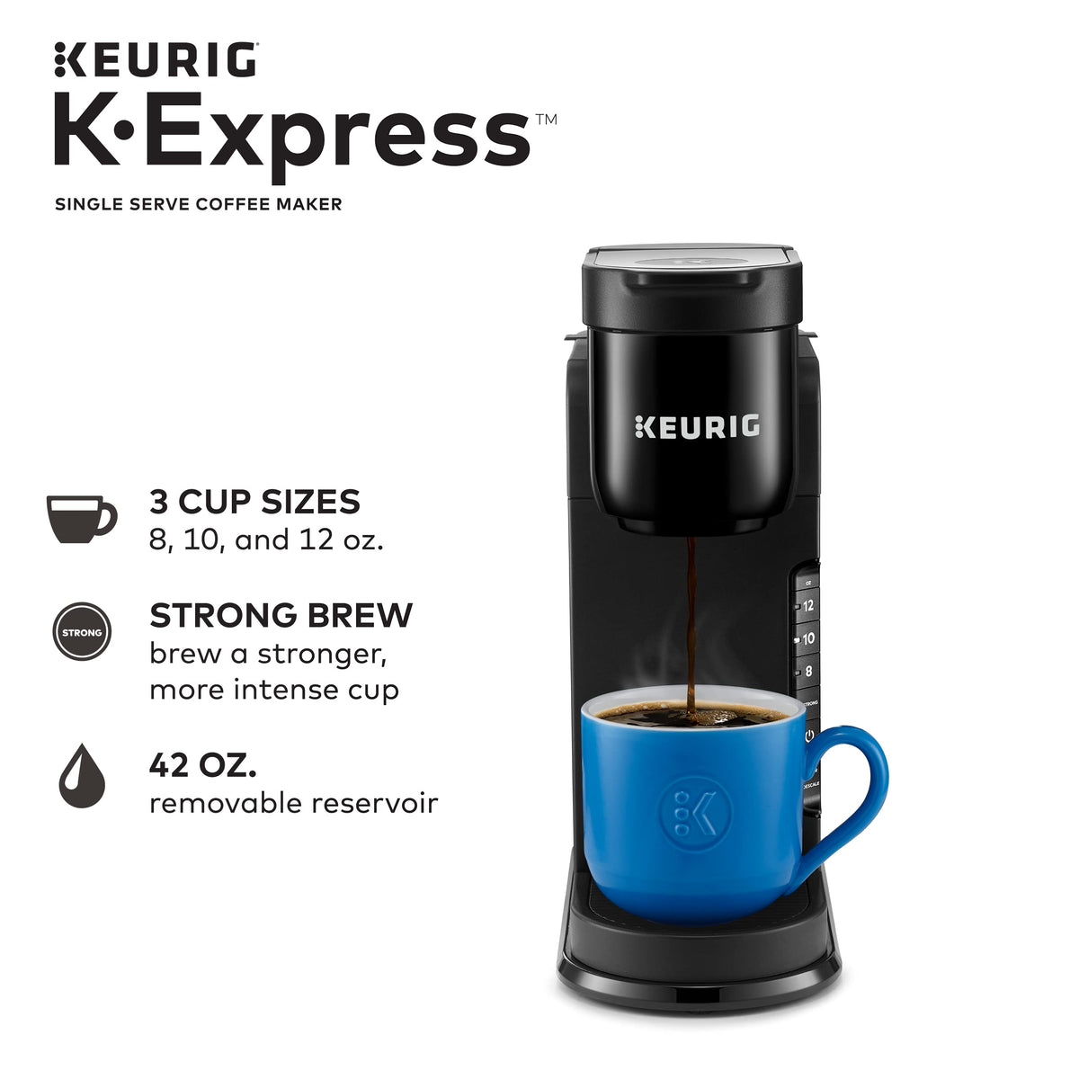 Black Single Serve K-Cup Pod Coffee Maker H81472