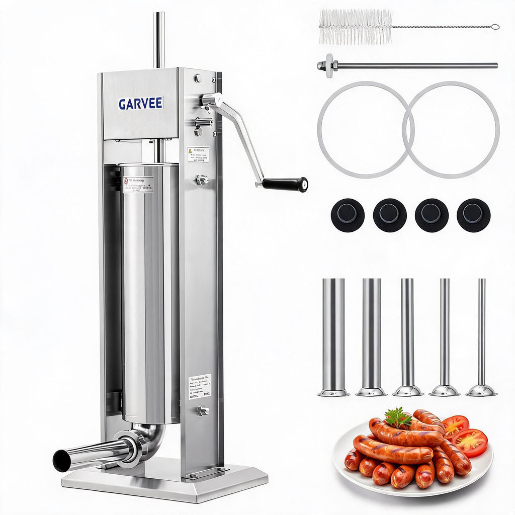 7 L 2-Speed Vertical Sausage Stuffer E6878