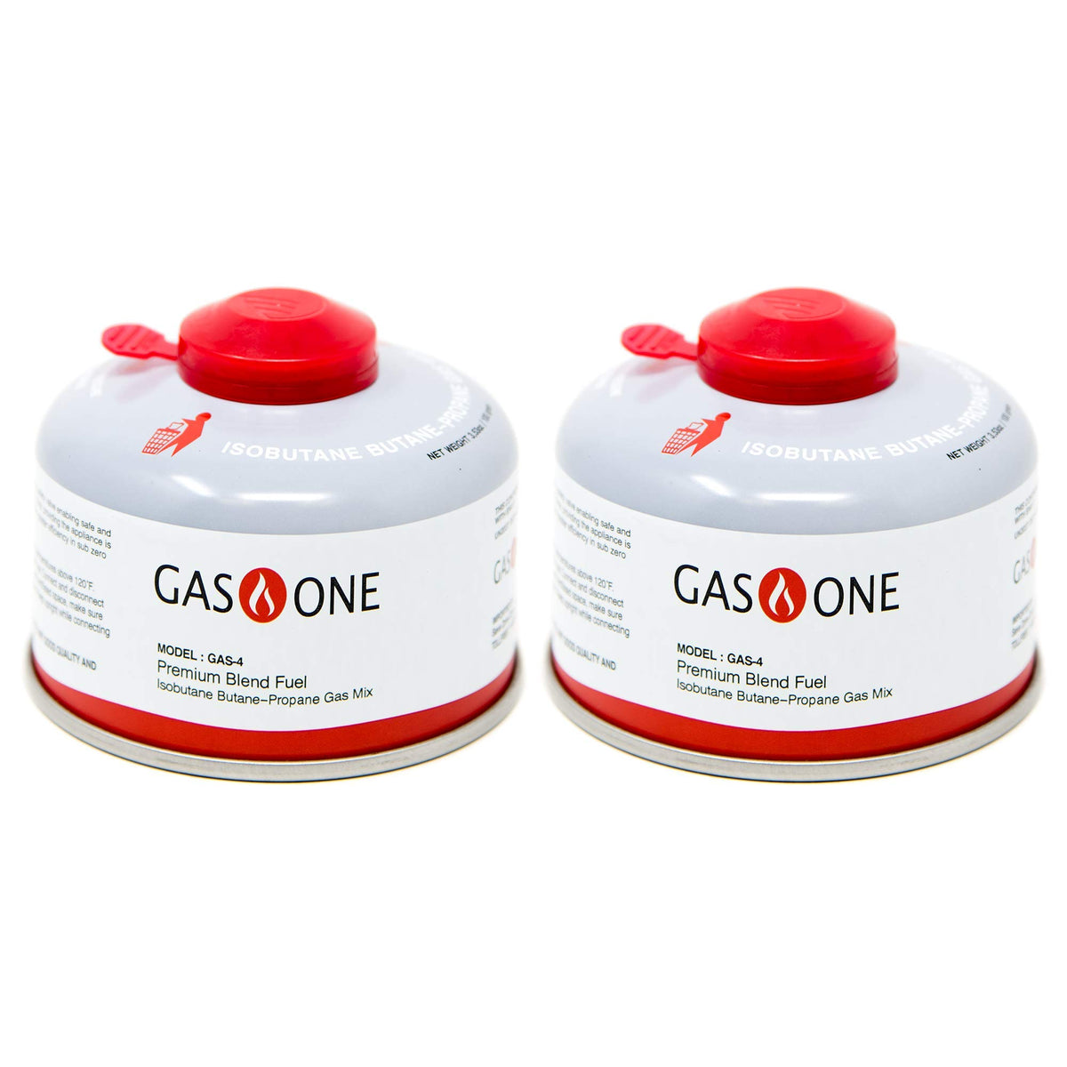 Camping Fuel Isobutane Fuel Canister 100g 2 Pack H482