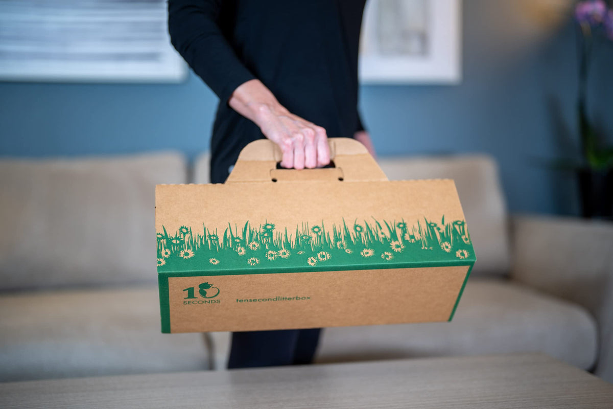 Biodegradable Disposable Litter Boxes 8-Pack O1564