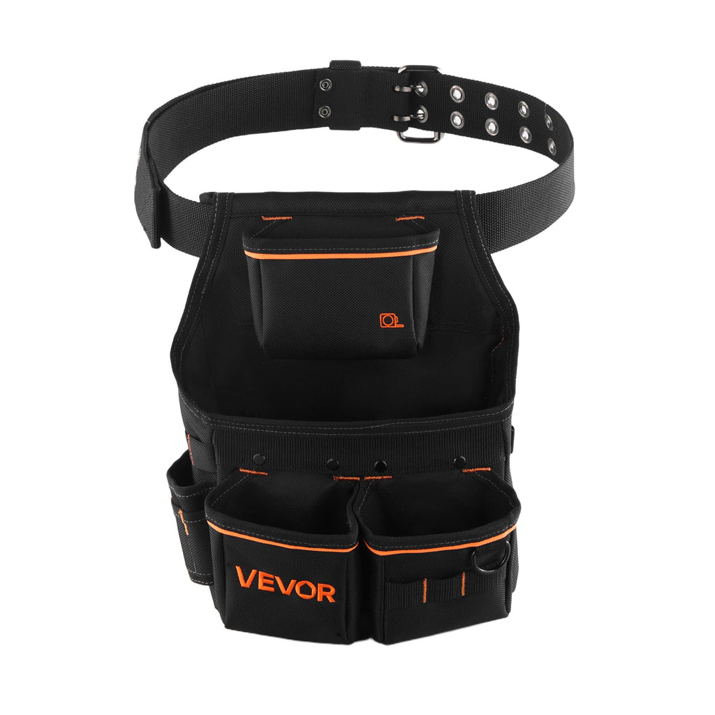 14 Pockets Heavy Duty Adjustable Tool Pouch with Belt V53493
