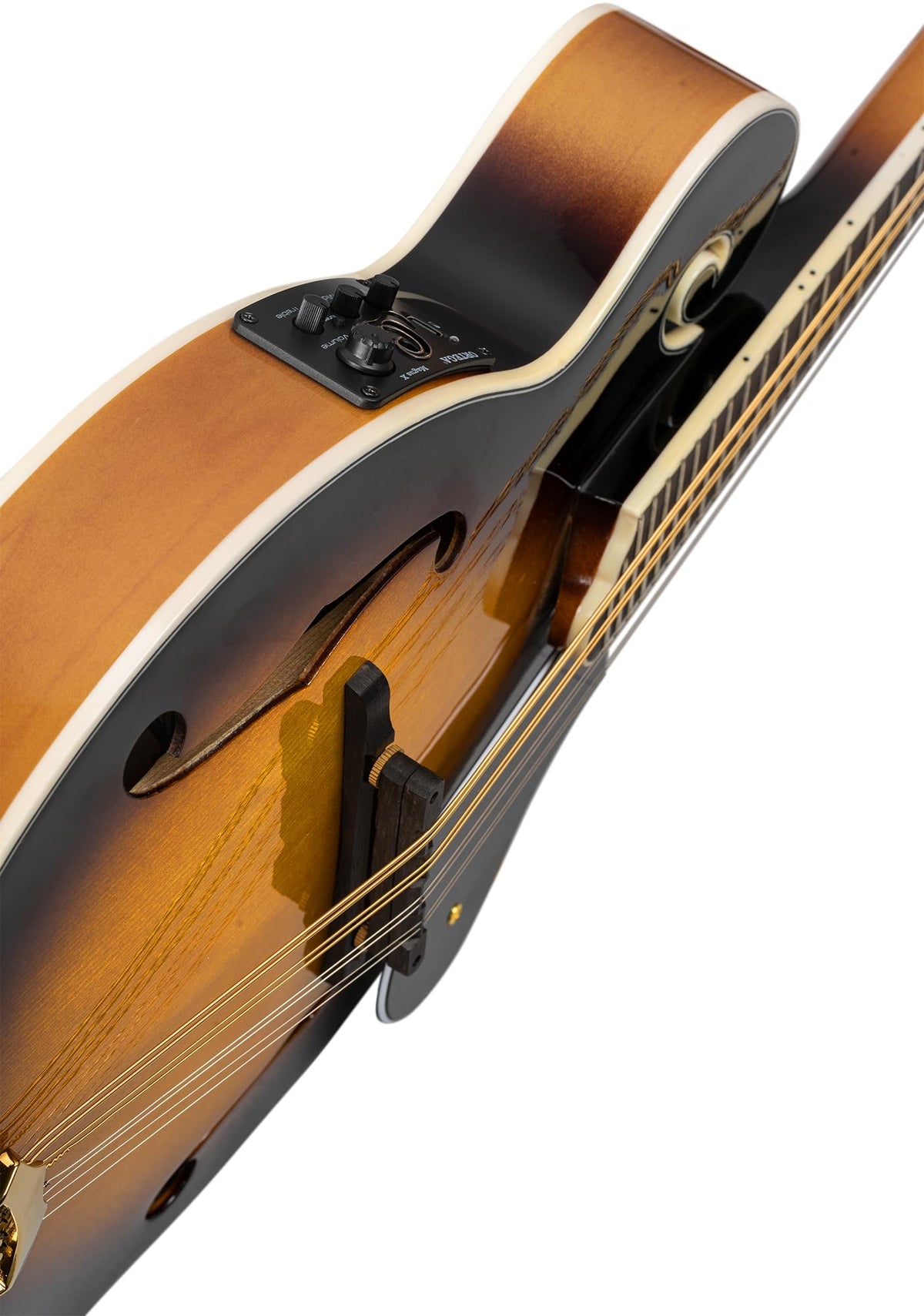 Solid Top F-Style Acoustic-Electric Mandolin Tobacco Sunburst E3922