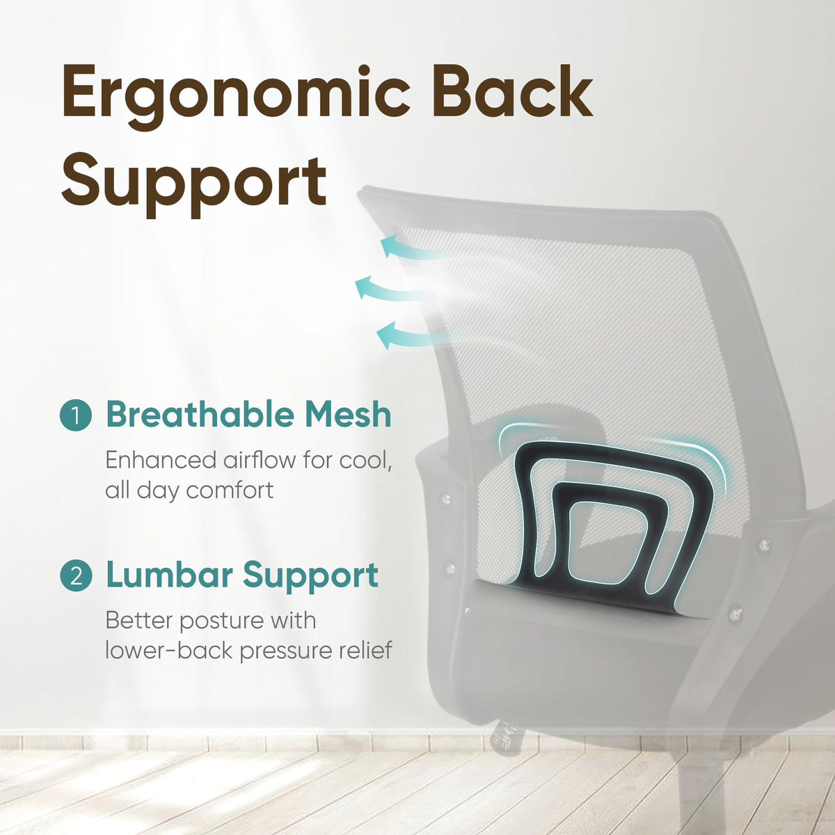 Mid Back Ergonomic Mesh Office Chair Y5764