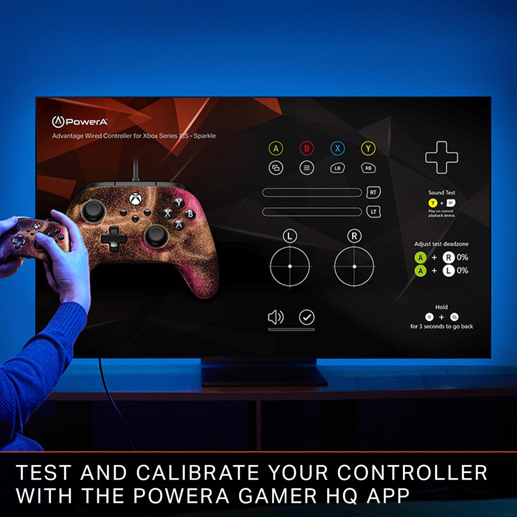 Black Wired Video Game Controller A4195