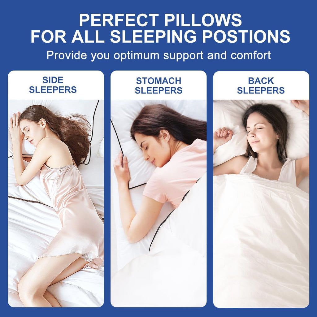 King Size Set of 2 Bed Pillows A497032