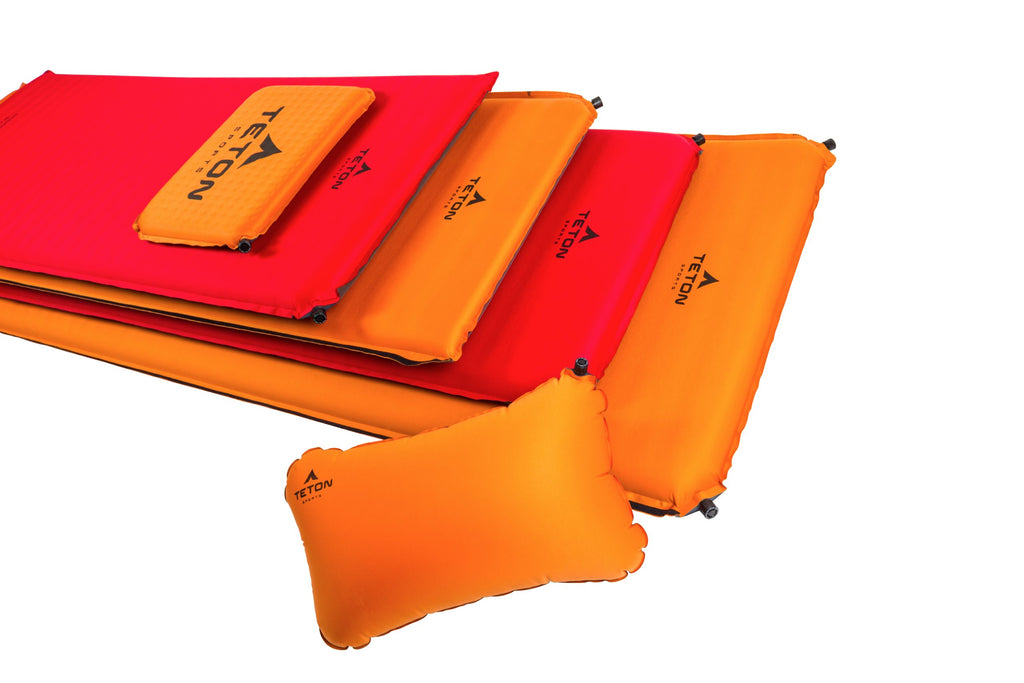 Orange Inflatable Camping Seat Cushion O3016