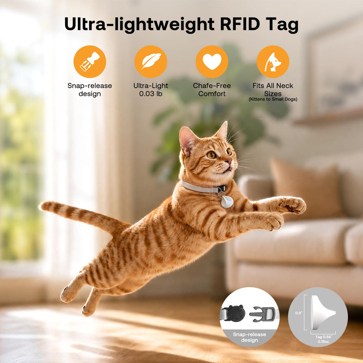 Automatic Cat Feeder with RFID Collar Sensor, Black W6450