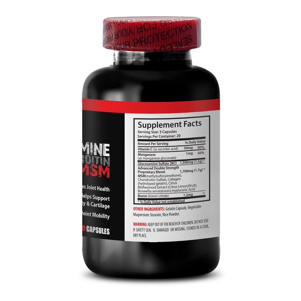 MSM Glucosamine Chondroitin Capsules 180 Tablets M540