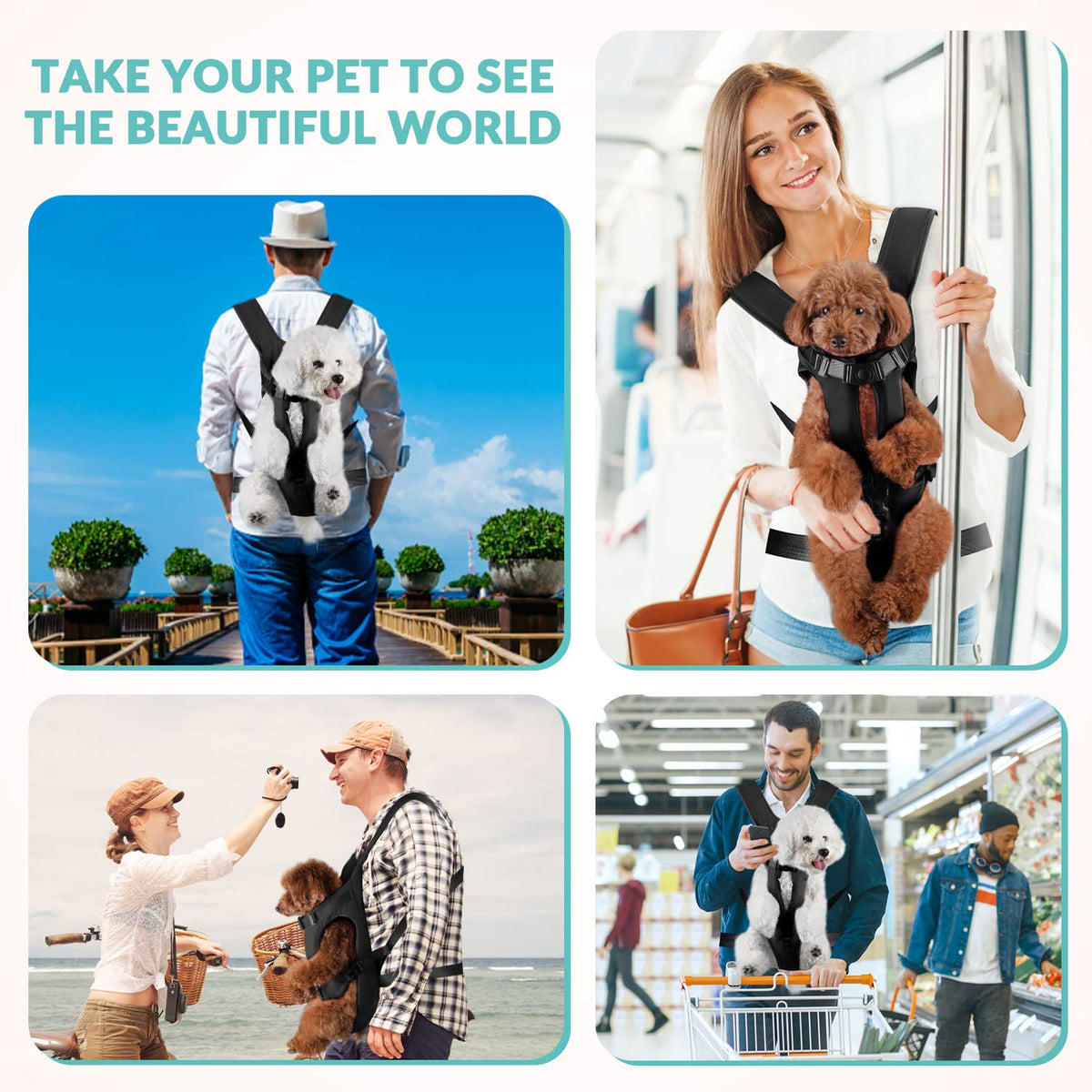 Adjustable Dog Backpack Carrier N3094