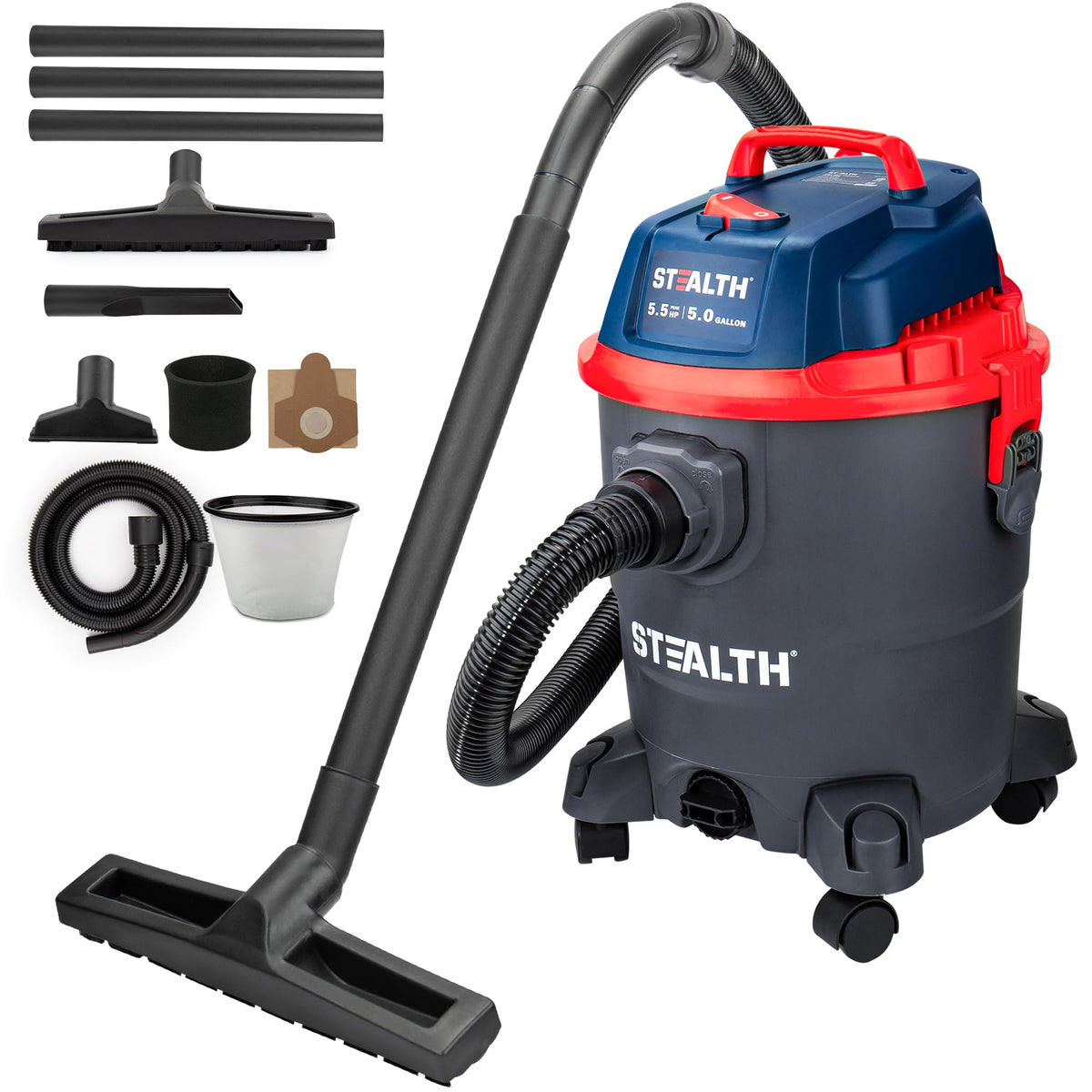 5 Gallon 5.5 Peak HP Wet/Dry Shop Vacuum with Blower S629309
