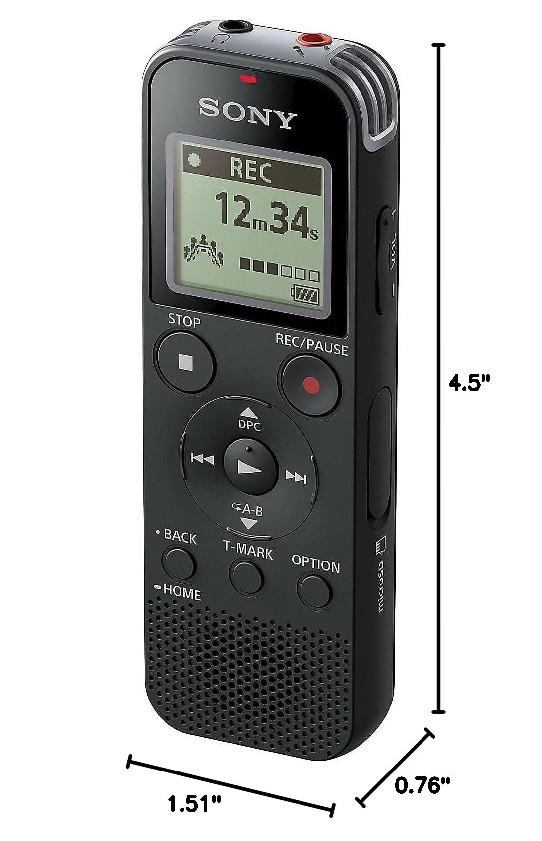 Black Digital Voice Recorder T4999