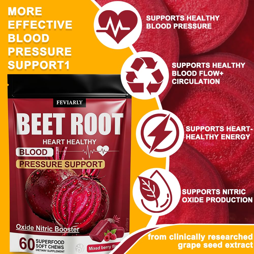Beet Root Soft Chews 60 Count N86114