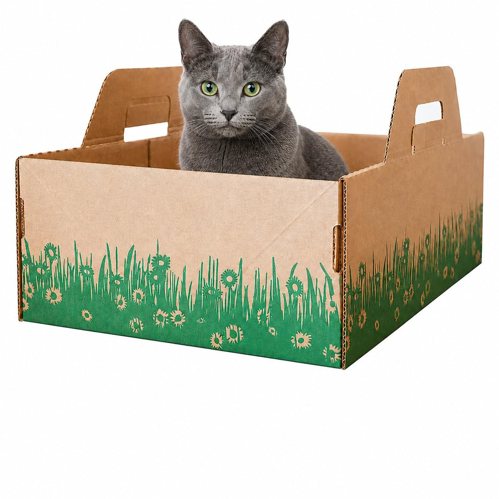 Biodegradable Disposable Litter Boxes 8-Pack O1564