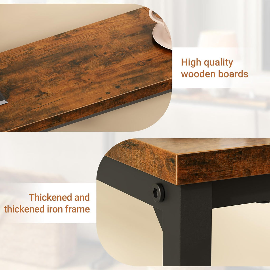 63 Inch Narrow Console Table with 2 Power Outlets R93833