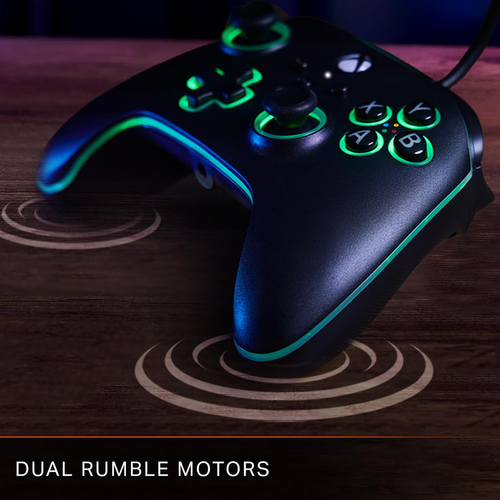 Black Wired Video Game Controller A4195