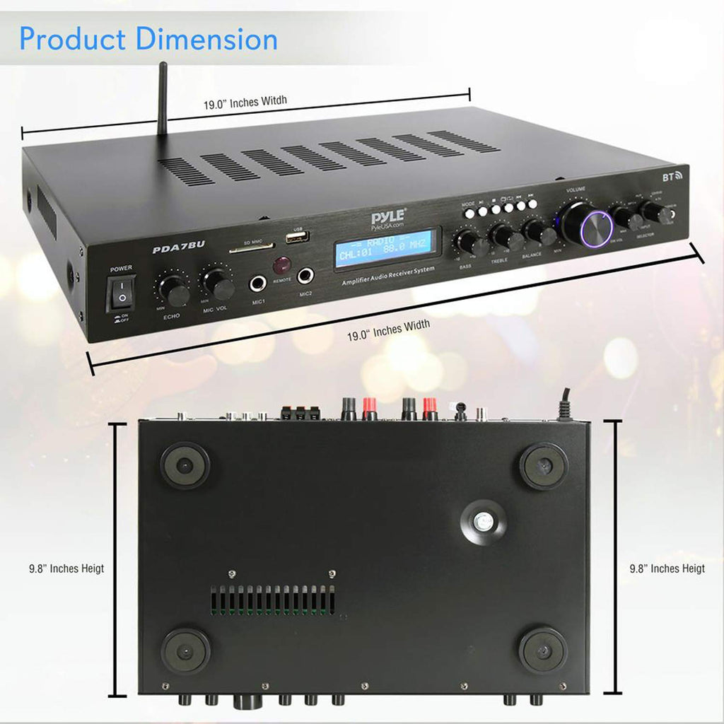 200 Watts 5 Channels Bluetooth Home Theater Amplifier C24113