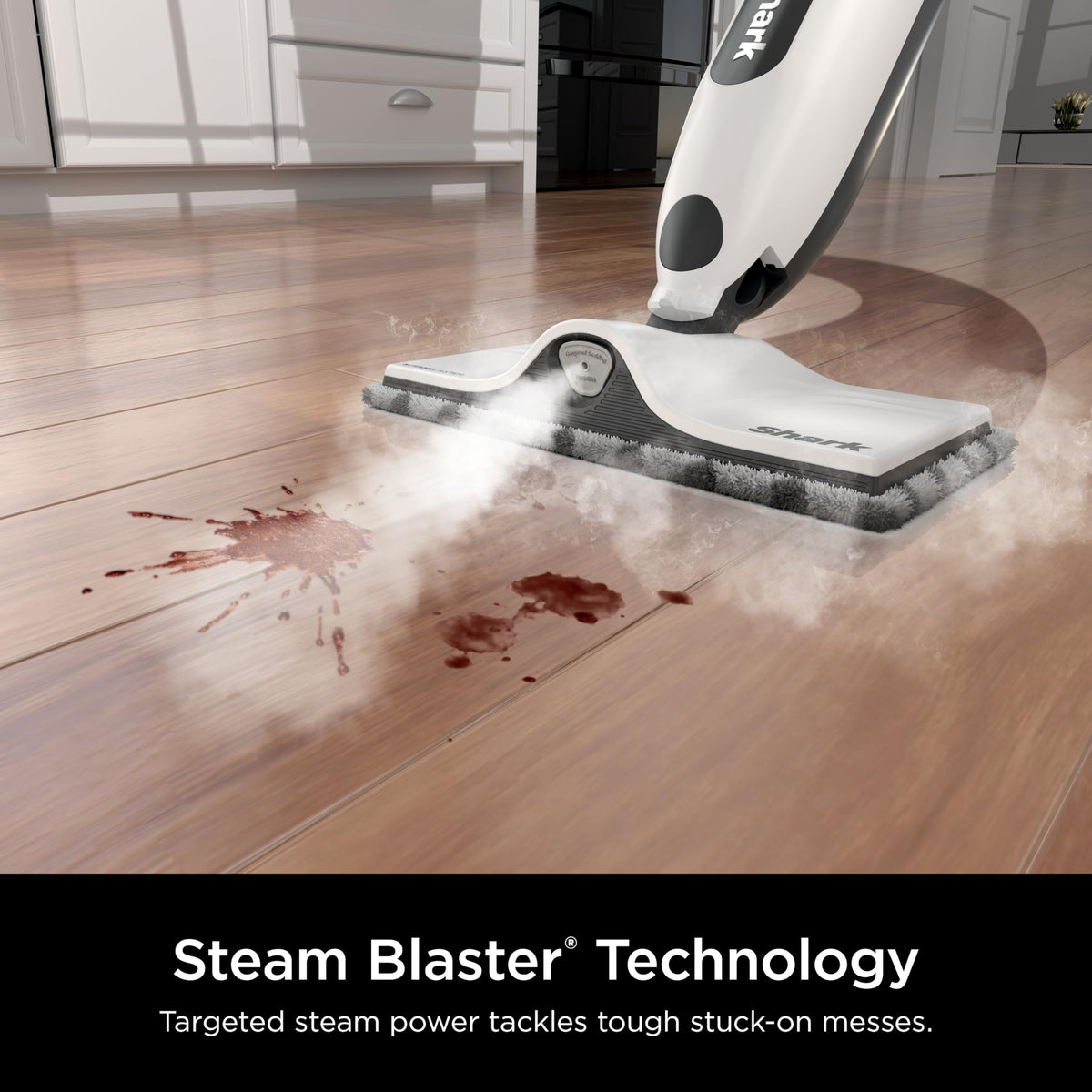 Steam Mop with 3 Steam Modes, 2 Washable Pads Y798717