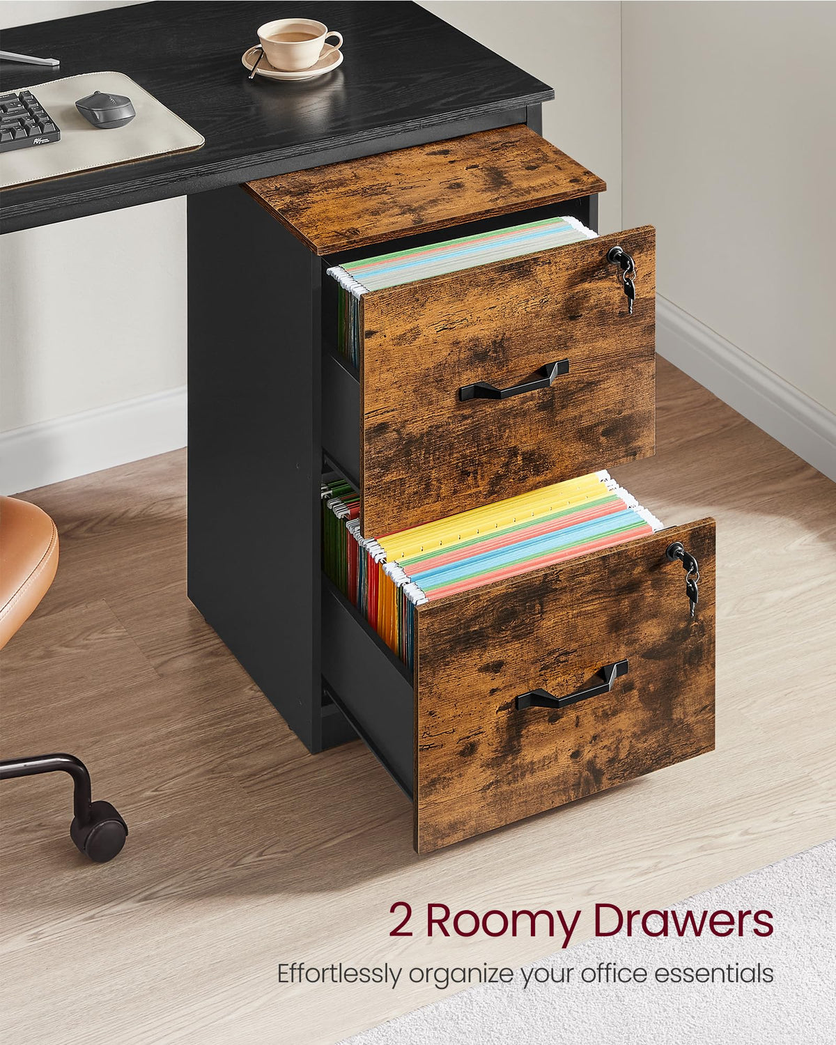 2 Drawer File Cabinet with Locks Z523132