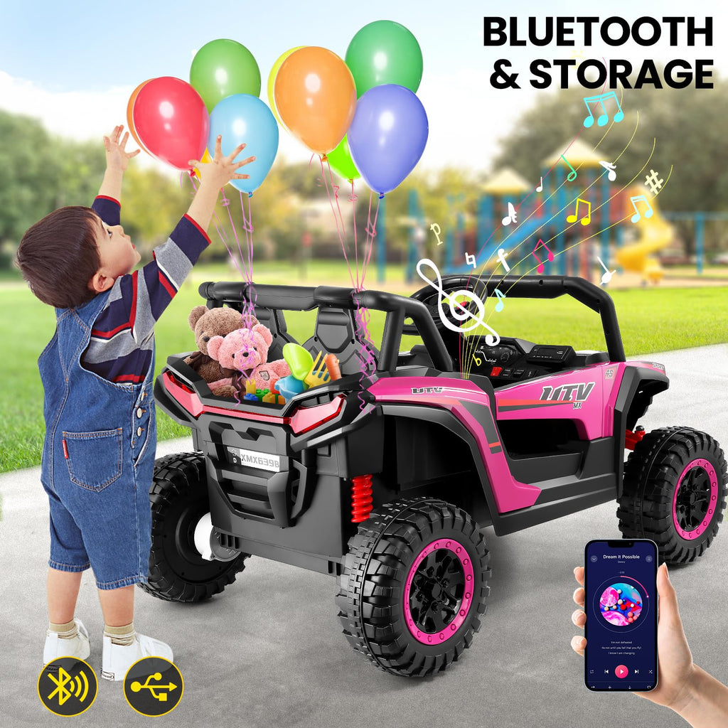 24V Pink Ride on Toy A829