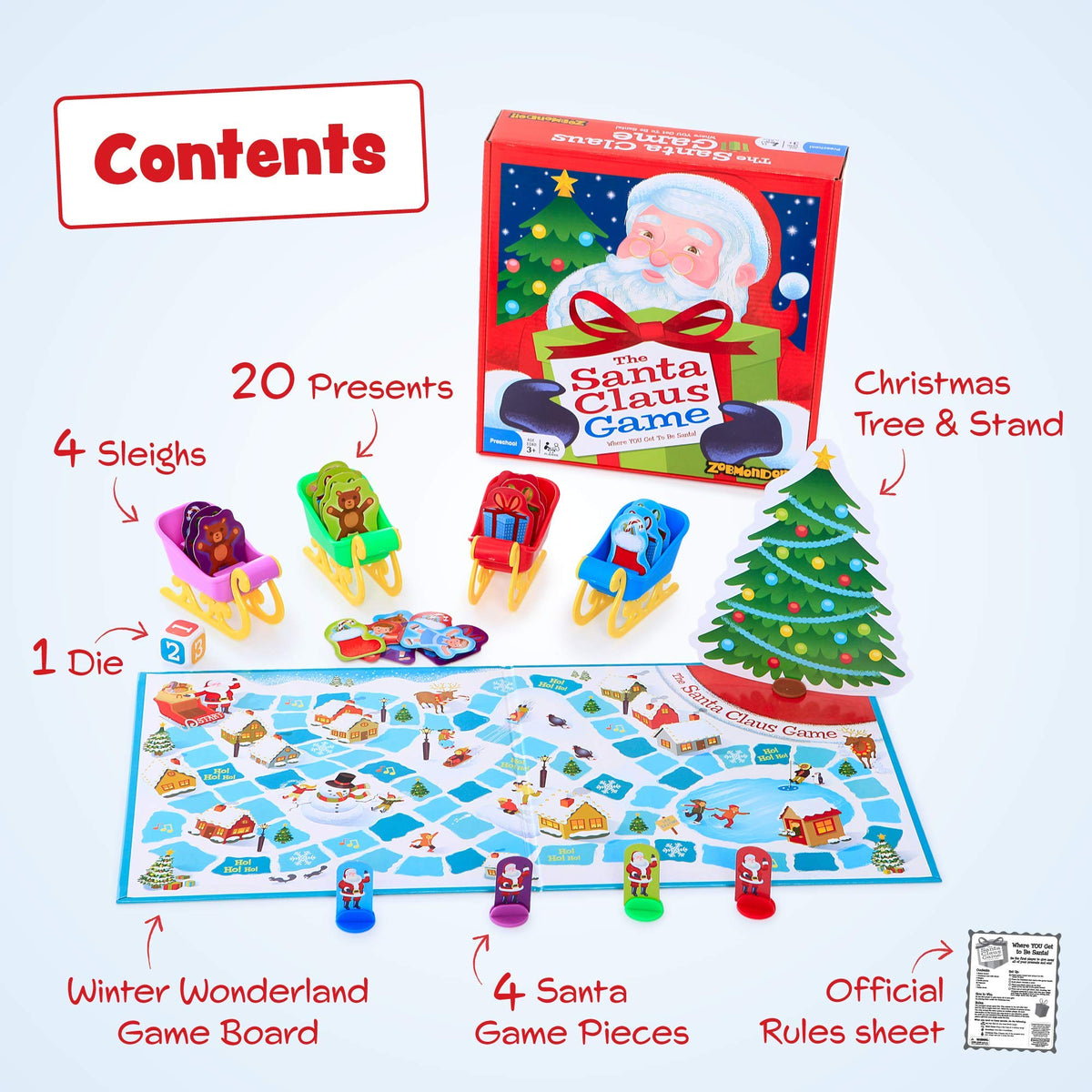 Santa Claus Christmas Board Game B506526