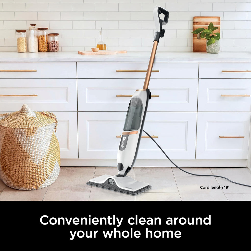 Steam Mop with 3 Steam Modes, 2 Washable Pads Y798717