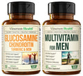 Glucosamine Chondroitin Turmeric MSM Men's Multivitamin Supplement Bundle I4983
